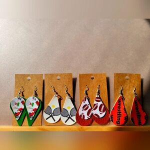 Handmade Sports Earrings Bundle
